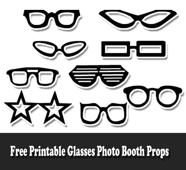Free Printable Glasses Photo Booth Props