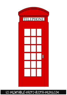 Free Printable Telephone Booth Prop 