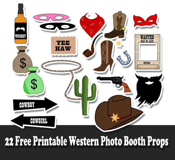 Free Printable Western Party Props