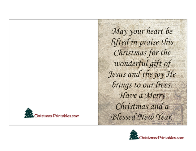 Religious Christmas Greeting Card