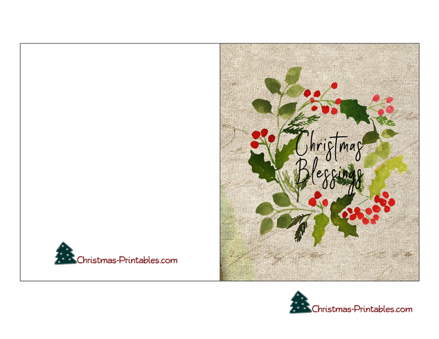 Free Printable Christiasn Christmas Card