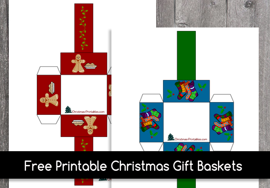 Free Printable Christmas Gift Basket