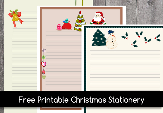 Free Printable Christmas Stationery