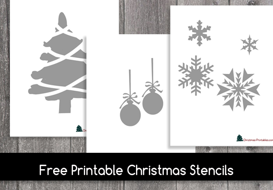 35 Free Printable Christmas Stencils