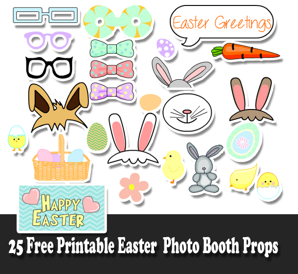 Easter Props for Photo Booth